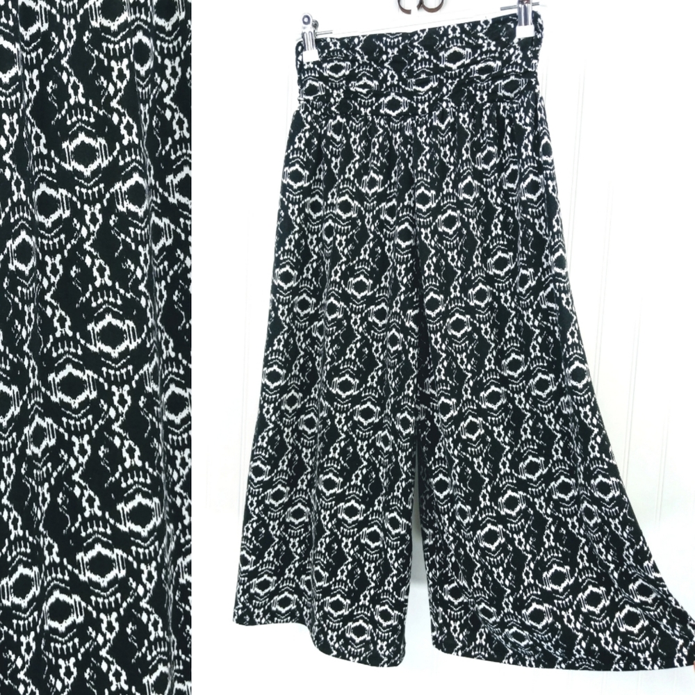 JOE B Joe Benbasset Tribal Print Culotte Pant Sz S